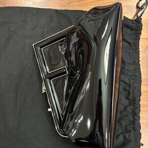 Fendi First Small Bag in Black Patent Leather NWT